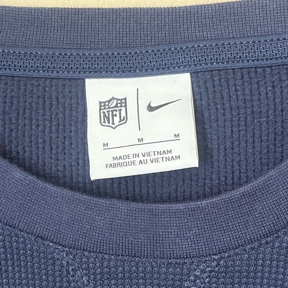 Nike x NFL Seahawks Long Sleeve Thermal in Navy Size Medium - Picture 3 of 9